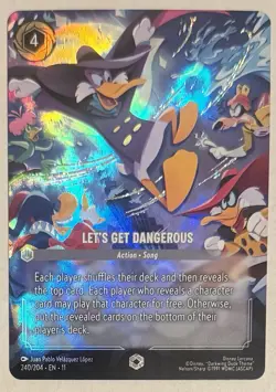 LET’S GET DANGEROUS Action ENCHANTED! Disney Lorcana WINTERSPELL 240/204 - Image 1