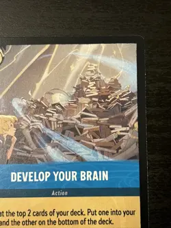 2023 Disney Lorcana DEMO Develop Your Brain -The First Chapter Very Rare Demo - Image 3