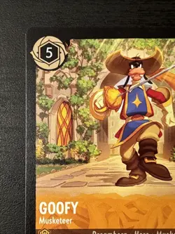Disney Lorcana Goofy Musketeer 2023 Gamescom Promo 12/P1 Nm - Image 2