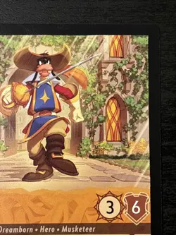 Disney Lorcana Goofy Musketeer 2023 Gamescom Promo 12/P1 Nm - Image 3