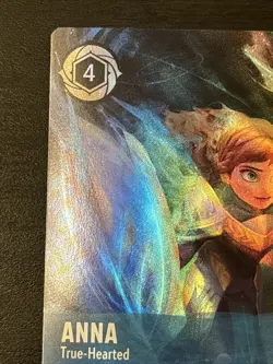 Disney Lorcana Enchanted Anna - True-Hearted Card 217/204 Ursula’s Return Set 4 - Image 2