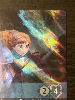 Disney Lorcana Enchanted Anna - True-Hearted Card 217/204 Ursula’s Return Set 4 - Image 3