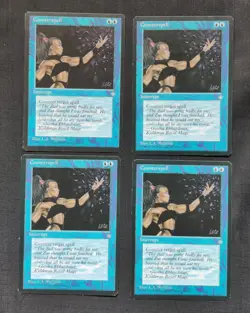 MTG 4x Counterspell Ice Age Playset Magic the Gathering LP See Pics - Image 1