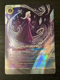 Disney Lorcana - Into the Unknown (Enchanted) 213/204 Reign of Jafar Holo Nm - Image 1