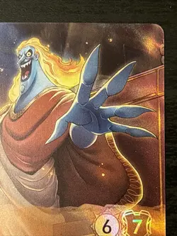 Disney Lorcana Hades - King of Olympus Enchanted Foil 205/204 The First Chapter - Image 3