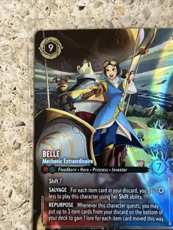 Disney Lorcana Belle Mechanic Extraordinaire 217/204 | ENCHANTED | Beauty Beast - Image 2