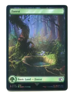 Forest FOIL Basic Land #0306 NM Final Fantasy FIN MTG Magic the Gathering FFIX - Image 1