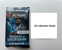 MTG Murder at Karlov Manor Play Booster Pack Lot 10 Sealed Magic Cards Set - Image 1