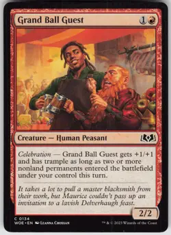 MTG Grand Ball Guest 134 Wilds of Eldraine C Normal NM - Image 1