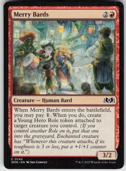 MTG Merry Bards 140 Wilds of Eldraine C Normal NM - Image 1