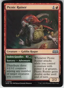 MTG Picnic Ruiner 232 Wilds of Eldraine U Normal NM - Image 1