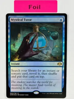 1x MTG Mystical Tutor - (Foil) - Dominaria Remastered - NM #60 - Image 1