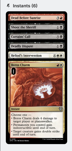 MTG Mardu Lot of 6 Instant Only Boros Charm Set Commander EDH Magic Collection - Image 2