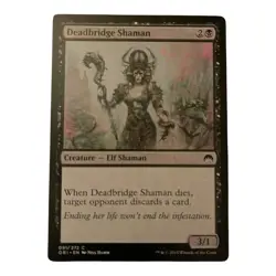 MTG Magic the Gathering Deadbridge Shaman (91/272) Magic Origins LP - Image 1