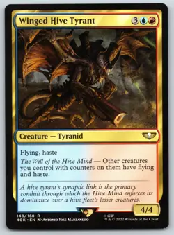 Winged Hive Tyrant #148/168Universes Beyond Warhammer 40,000 40k MTG Magic - Image 1