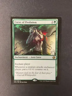 Curse of Predation - Iconic Masters - Magic the Gathering - MTG - Image 1