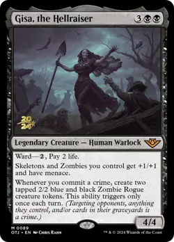 MTG Gisa, the Hellraiser [Outlaws of Thunder Junction Prerelease Promos] Foil Ne - Image 1
