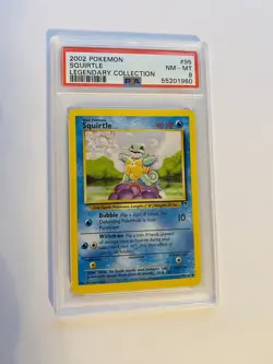 2002 Pokemon Legendary Collection Squirtle #95/110 Gem Mint PSA 8 - Image 1