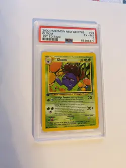 2000 Pokemon Neo Genesis 1st Edition Gloom 36/111 PSA 6 - Image 1