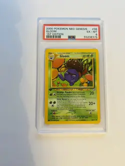 2000 Pokemon Neo Genesis 1st Edition Gloom 36/111 PSA 6 - Image 3