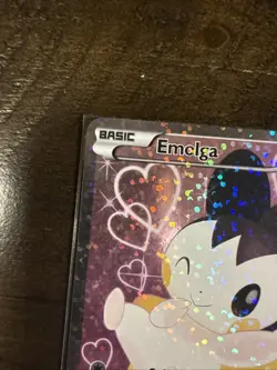 Pokemon Emolga Full Art RC23/RC25 Legendary Treasures Radiant Collection Holo - Image 3