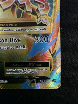Pokemon TCG: M Charizard EX 101/108 Full Art Holo 2016 Evolutions MP- - Image 5