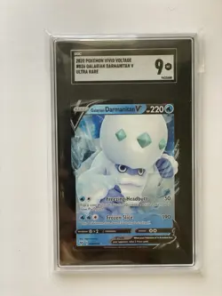 2020 Pokemon Vivid Voltage #036 Galarian Darmanitan V Ultra Rare - Image 1