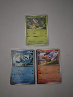 SNIVY 001/086 TEPIG 011/086 OSHAWOTT 021/086 - HOLO PROMO SET Pokemon English - Image 1