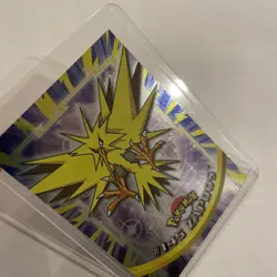 2000 Pokemon Topps Chrome Zapdos #145 TV Animation Edition Series 2 Holo LP - Image 3