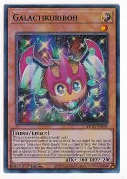 Yugioh! Galactikuriboh - PHHY-EN003 - Super Rare - 1st Edition Near Mint - Image 1