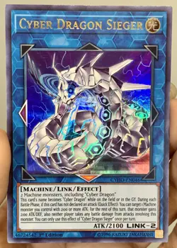 Yugioh Cyber Dragon Sieger CYHO-EN046 Ultra Rare 1st Ed NM/VLP w/Tracking - Image 1