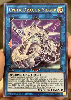 Yugioh Cyber Dragon Sieger CYHO-EN046 Ultra Rare 1st Ed NM/VLP w/Tracking - Image 2