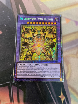 YUGIOH - THE UNSTOPPABLE EXODIA INCARNATE - STARLIGHT RARE - MP25 - NM - 1ST ED - Image 1