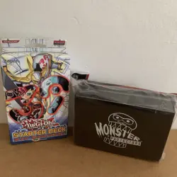 YuGiOh lot Starter Deck 5Ds XYZ Symphony 1st Monster Double Box Black NEW Sealed - Image 1