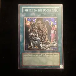 Yugioh TCG Tribute to The Doomed MRD-057 Metal Raiders Unlimited Edition HP - Image 1