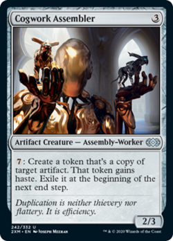 Cogwork Assembler FOIL Double Masters MINT Artifact Uncommon MAGIC CARD ABUGames - Image 1