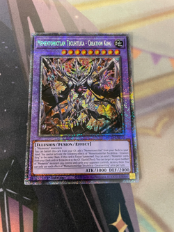 YUGIOH - MEMENTOMICTLAN TECUHTLICA CREATION KING - STARLIGHT RARE - MP25 - NM - Image 1