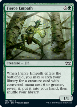 Fierce Empath FOIL Double Masters NM Green Common MAGIC GATHERING CARD ABUGames - Image 1