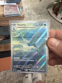 Swanna Illustration Rare NM 110/086 Pokemon White Flare SV10.5 NEW - Image 1