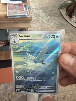 Swanna Illustration Rare NM 110/086 Pokemon White Flare SV10.5 NEW - Image 2