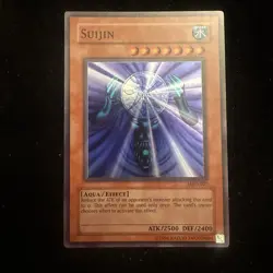 Yugioh TCG Suijin MRD-027 Unlimited Super Rare Holo HP - Image 1