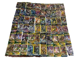 Empty Pokemon TCG Booster Pack (60) Lot Sword & Shield Sun & Moon Evolving Skies - Image 1