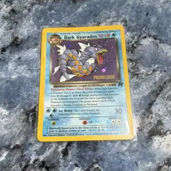 Pokemon Dark Gyarados 8/82 Team Rocket Prerelease Holo Wotc Promo - Image 1