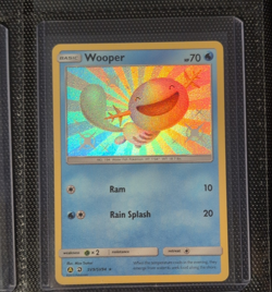 Pokemon TCG Wooper SV9/SV94 Hidden Fates Shiny Vault Shiny Holo Rare Holo 70HP - Image 1