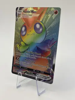 Victini VMAX ⭐ 165/163 Holo Rainbow Rare Battle Styles 2021 Pokemon NM - Image 2