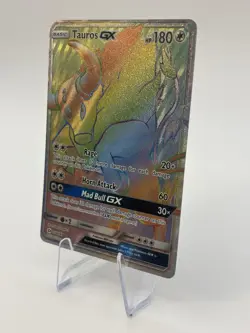 Tauros GX 156/149 Rainbow Hyper Rare Pokemon Card NM - Image 2