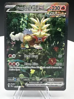 Gouging Fire ex Special Illustration Rare - 204/162 - Temporal Forces Pokemon - Image 3