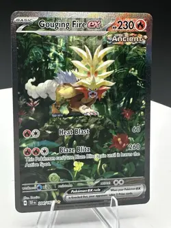 Gouging Fire ex Special Illustration Rare - 204/162 - Temporal Forces Pokemon - Image 5