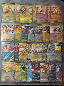 Pokemon TCG Scarlet & Violet, Mega Evolution Lot Of EX Double Rares 31 Total NM - Image 1