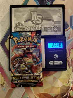 (HEAVY) 22.48g Pokemon TCG Mega Evolution Booster Pack (SEALED)✅ - Image 1